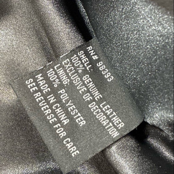 Pamela McCoy Black Braided Leather Jacket XS - Picture 6 of 9